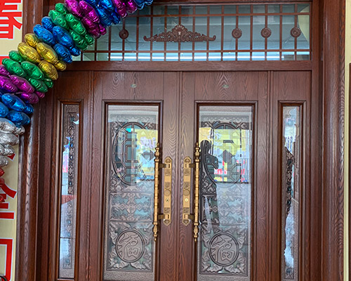 玻璃防盜門